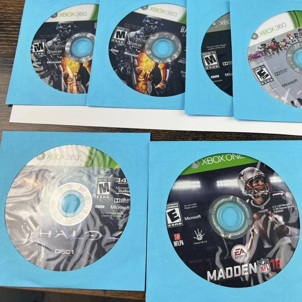 Multi Platform Loose Discs Video Game - Lot Of 42 - AS IS Untested Scratches